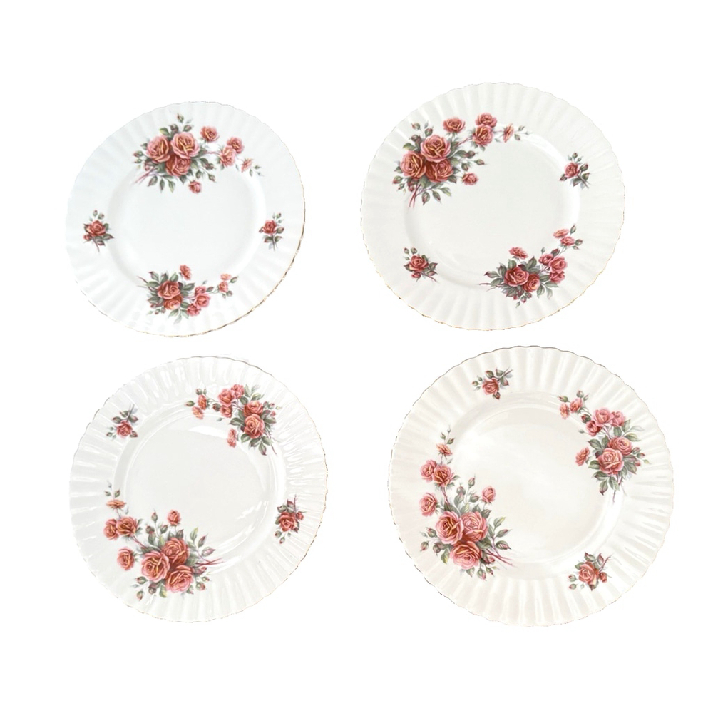 Royal Albert Centennial Rose Dinner Plates Set Of 4 England - Picture 8 of 14